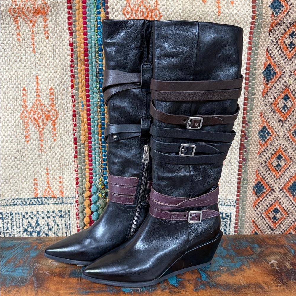 a.s.98 “Marlowe Wedge Boots”. New in Box.